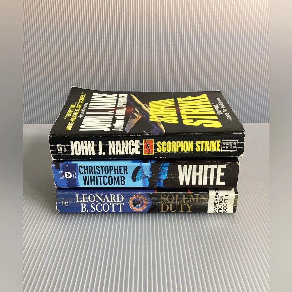 Set of 3 Mystery Thriller Paperback Books
